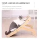 Wooden Cat Scratcher Scraper Detachable Lounge Bed 3 In 1 Scratching Post for Cats Training Grinding