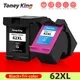 Toney king 62xl Ersatz tinten patrone für HP 62 xl für HP Neid 5540 5640 7640 5646 5541 5740 5742