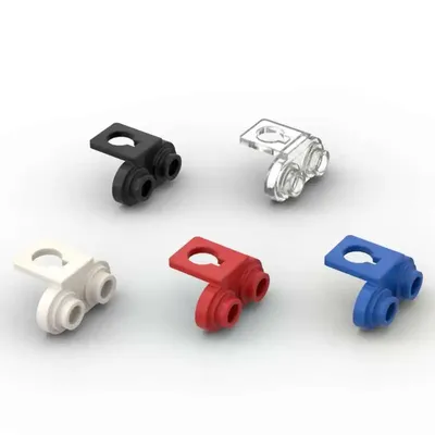 MOC 10PCS 18986 Hals Halterung Mit 2 Zurück Studs Bausteine Kit Körper Tragen DIY Ziegel Partikel Spielzeug Kinder kind Geburtstag Geschenk Image