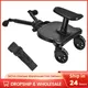 Universal Stroller Pedal Adapter Second Child Prams Auxiliary Trailer Twins Scooter Hitchhiker Kids