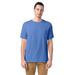 ComfortWash by Hanes GDH100 Men's Garment-Dyed T-Shirt in Porch Blue size Small | Cotton