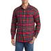 Classic Fit Plaid Flannel Button-up Western Shirt