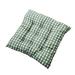 Square Chair Cushions 40x40 Seat Cushions Home Decoration Quilted Mat Cushion Comfortable and colorful - Ideal for indoor and outdoor use (Light green grid)