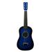 folk guitar 23 Inch Folk Acoustic Guitar Beginner Music Instrument 6-String Guitar (Blue)