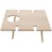 Foldable Wine Table Wooden Practical Foldable Wine Holder Desk Outdoor Portable Red Wine Table