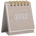 1Pc Creative 2022 Mini Calendar Simple Office Tabletop Calendar Paper Calendar