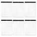 HYYYYH FocusNotes Note Taking System Legal Pad 8-1/2 x 11-3/4 Inches White 50 Sheets (77103) - 6 PACK