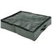 Underbed Shoes Storage Bags 45L Large Capacity Underbed Shoes Storage Box with Reinforced handles and Transparent Lid Foldable Underbed Shoes Storage Containers for Clothing Shoes