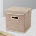 AZZAKVG Decoration Storage Bin With Lid Collapsible Storage Bins With Lids Fabric Decorative Storage Boxes Cubes Organizer Containers Baskets