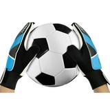 Welpettie Kids Soccer Goalie Gloves 5/6/7 Size Latex Children Football Goalkeeper Gloves Anti-Slip Y