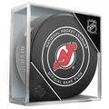 New Jersey Devils Official NHL Game Model Puck In Display Case