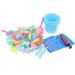 YINKUU Toys for Boys and Girls 3-6 Years 52pcs Set Fishing Toys for Boys Girls Magnetic Fishing Toys Set Children Water Table Outdoor Indoor Party Funny Inflatable Pool Fishing Games