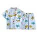 Baby Clothes Short Sleeve Cartoon Dinosaur Banana Sleepwear Tops Shorts Clothes