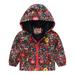 Eashery Lightweight Jacket for Boys Kids Long Sleeve Hooded Jacket Long Sleeve Cotton Pullover Jackets for Boys (Red 3-4 Years)