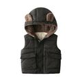 Eashery Boys Winter Jacket Little Big Boys Spring Autumn Denim Jacket Lightweight Pullover Top Boys Jacket (Black 2-3 Years)