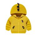 Eashery Boys Winter Jacket Water Resistant Puffer Coat Padded Puffer Jacket Fall Winter Clothes Toddler Jacket (Yellow 6-7 Years)