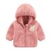 Eashery Girls Windbreaker Jacket Full Zip Hooded Rain Jacket Baby Boys Girls Top Jackets for Girls (Red 12-24 Months)