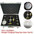 Pressure Test Set Hydraulic Accumulator Nitrogen Charging Filling Gas Valve Test Kit