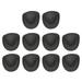 FNGZ Bottle Covers 10Pcs Mini Cowboy Hat Plastic Mini Western Hat Cute Doll Hat Party Hats for Pretend Play Dollhouse Decoration Home Decor Black