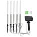 1 to 5 Solar Powered Reed Lamp IP65 Waterproof LED Bubble Solar Tube Stake Lights for Garden