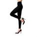 Terramed Advanced Graduated Compression Leggings Women - 20-30 mmHg Footless Microfiber Leggings Tights (Black X-Large)