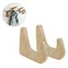 wall hooks 1 Set/2pcs Solid Wood Wall Hooks Coat and Hat Hanger Modern Clothes Hook for Bedroom Dressing Room (Wood Color)