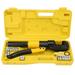 Hand Crimpers Portable Pressure Crimping Tool 6 Ton Hydraulic Pliers with 16 Molds Carrying Case for Operating Tool for Operator