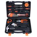 BELLZELY Household Tools Clearance Tool Set 19 Universal Household Hand Tool Kit With Plastic Tool Box Electrician Tool Storage Box