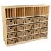 Wood Designs Multi-Storage with 20 Baskets