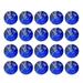 Baby Clothes Button 50pcs Clear Crystal Button Adorable Shirt Button Simple Sweater Fasteners Delicate Sewing Buttons Coat Button Accessory for Man Woman Baby DIY (Blue)