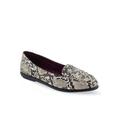 Women's Brielle Casual Flat by Aerosoles in Natural Print Snake (Size 10 M)