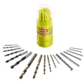 Ryobi 18 Piece Mixed Drill Bit Set