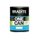 Bradite One Can Matt Multi-Surface Primer And Finish (Oc63) 1L - (Ral 3004) Purple Red