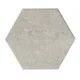 Johnson Tiles Urban Grey Matt Hexagon Concrete Effect Ceramic Wall Tile Sample