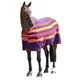 Tempest Original Newmarket Standard-Neck Horse Fleece Rug Purple/yellow/red (6 3")