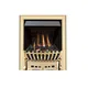 Focal Point Elegance Polished Brass Effect Manual Control Gas Fire
