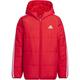 ADIDAS Kinder Jacke 3-Streifen Padded Kids, Größe 134 in Rot