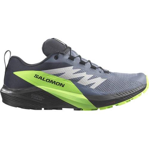 SALOMON Herren Trailrunningschuhe SHOES SENSE RIDE 5 GTX Flint/Black/Grgec, Größe 44 ⅔ in Blau