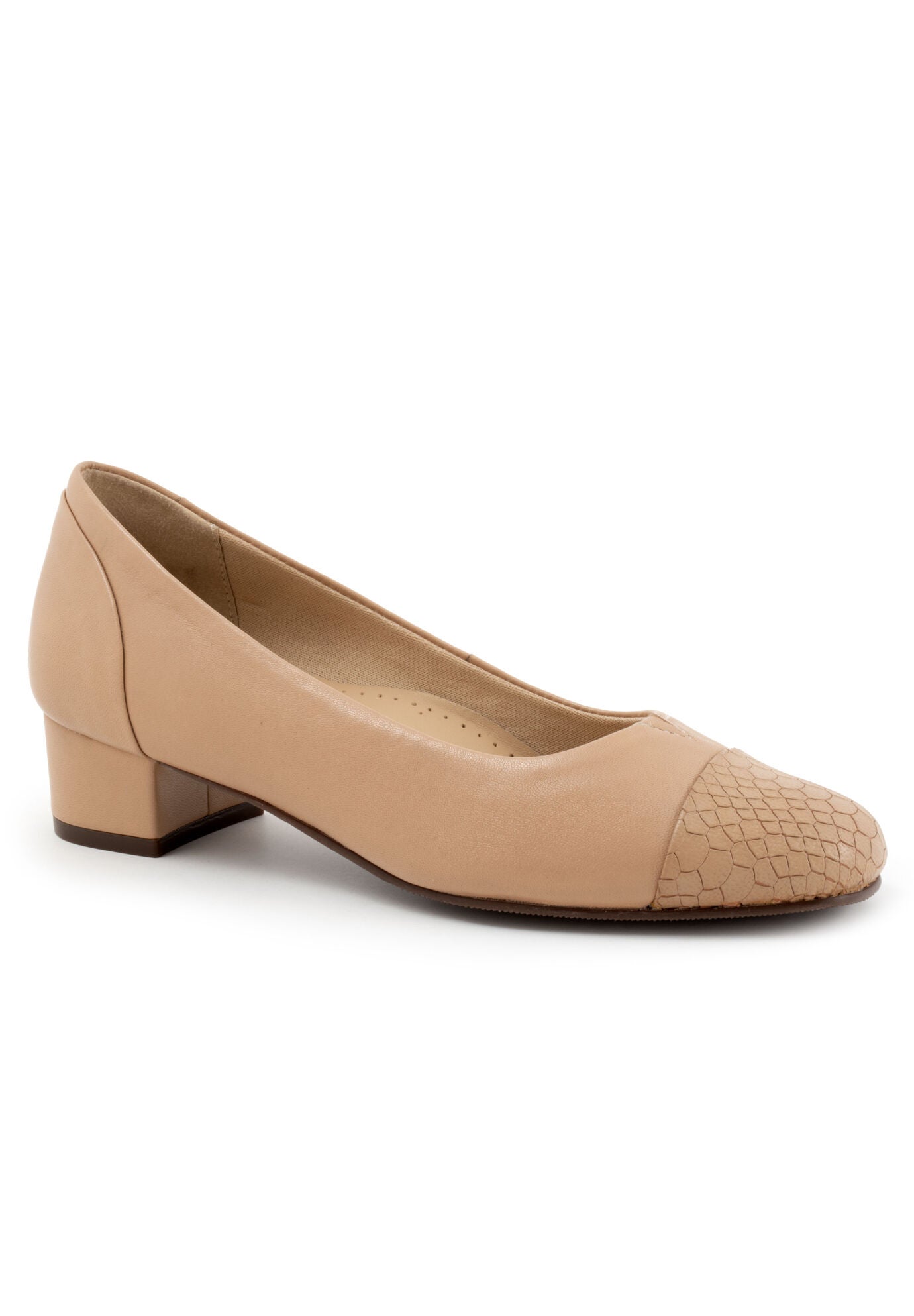 Women's Daisy Pump by Trotters in Nude Snake (Size 11 M)
