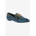 Wide Width Women's Felix Casual Flat by Bellini in Turquoise Multi Wool (Size 8 W)