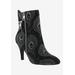 Wide Width Women's Claudette Bootie by Bellini in Black Silver Combo (Size 13 W)