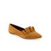 Women's Dilion Casual Flat by Aerosoles in Dark Ochre Suede (Size 6 M)