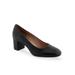 Women's Ebel Pump by Aerosoles in Black Leather (Size 10 M)