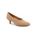 Wide Width Women's Kimber Pump by Trotters in Nude (Size 11 W)