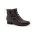 Women's Mila Bootie by Trotters in Dark Brown (Size 7 M)