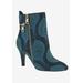 Wide Width Women's Claudette Bootie by Bellini in Turquoise Combo (Size 13 W)