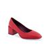 Women's Alae Pump by Aerosoles in Red Leather (Size 5 M)