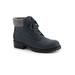 Extra Wide Width Women's Bellamy Bootie by Trotters in Navy (Size 9 1/2 WW)