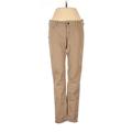 Hollister Jeggings - Low Rise Straight Leg Boyfriend: Tan Bottoms - Women's Size 27 - Dark Wash