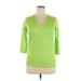 Bally Total Fitness Active T-Shirt: Green Activewear - Women's Size X-Large